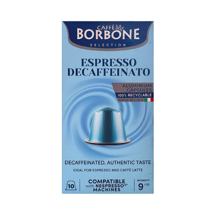 10 Capsulas Borbone Descafeinado- Compatible Nespresso®