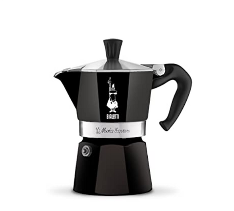 Cafetera Bialetti Negra 3 tazas