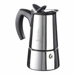 Cafetera Acero Inox MUSA 4 Tazas